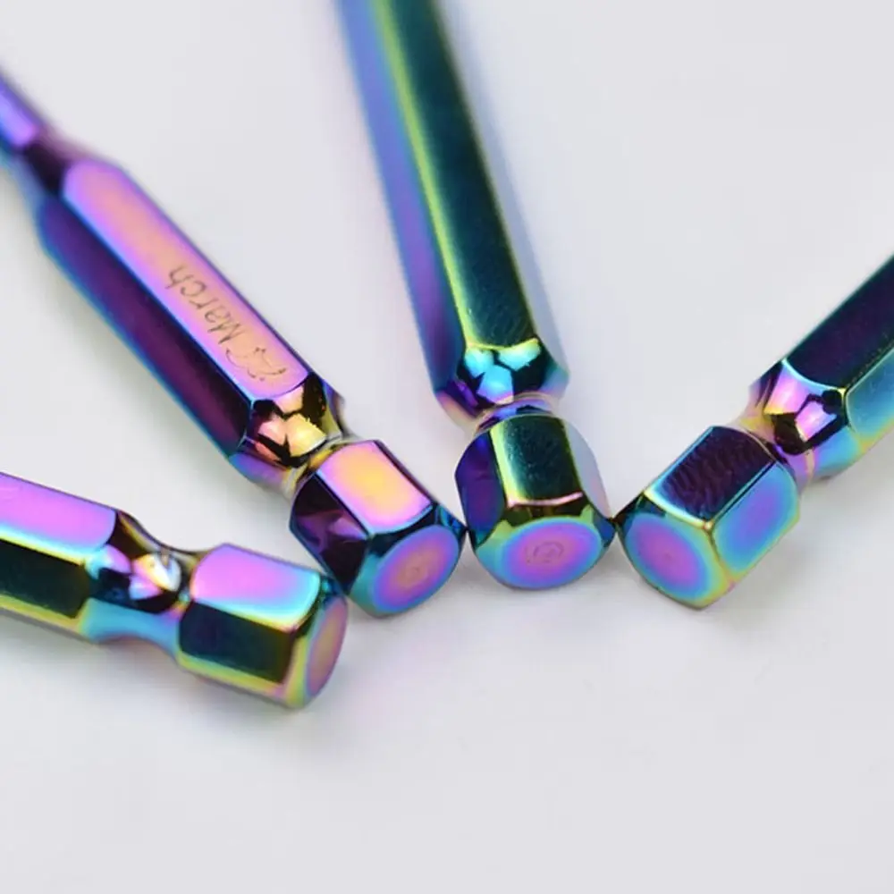 Kleurrijke Impact Phillips Schroevendraaierbit Antislip Anti-shock Driver Bit Slijtvast Slagvast Cross Impact Driver Bit