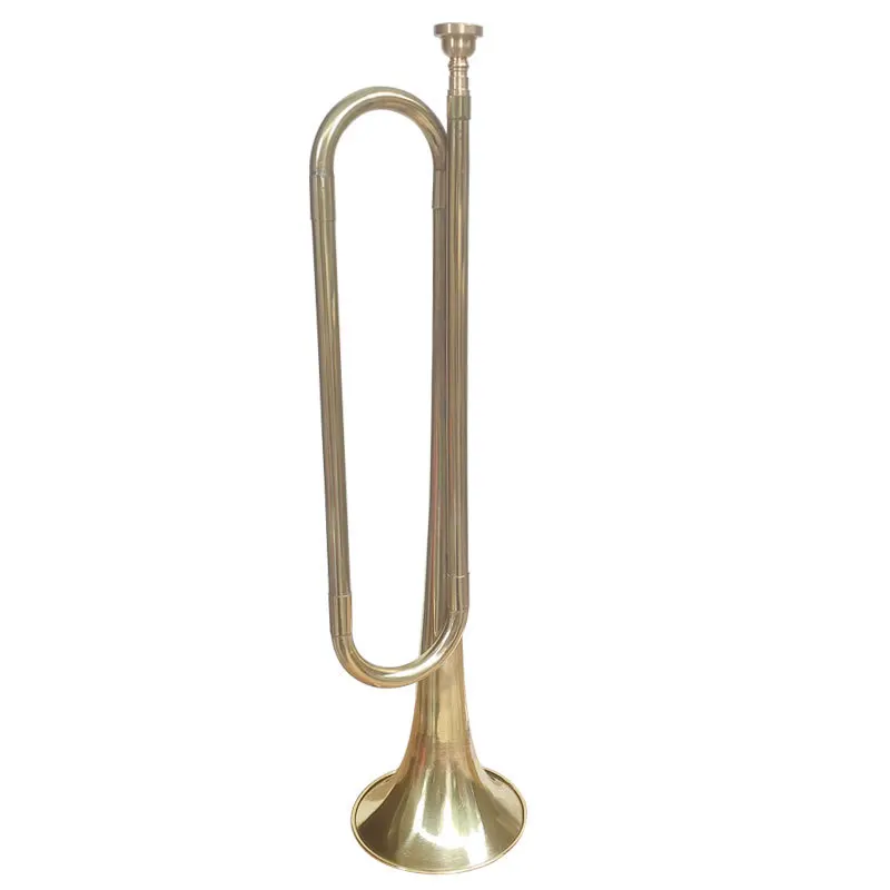 Youth, Young Pioneers, Trumpet Team, Bugle, Lacquered Gold Charge, Musical Instrument, Student, Youth