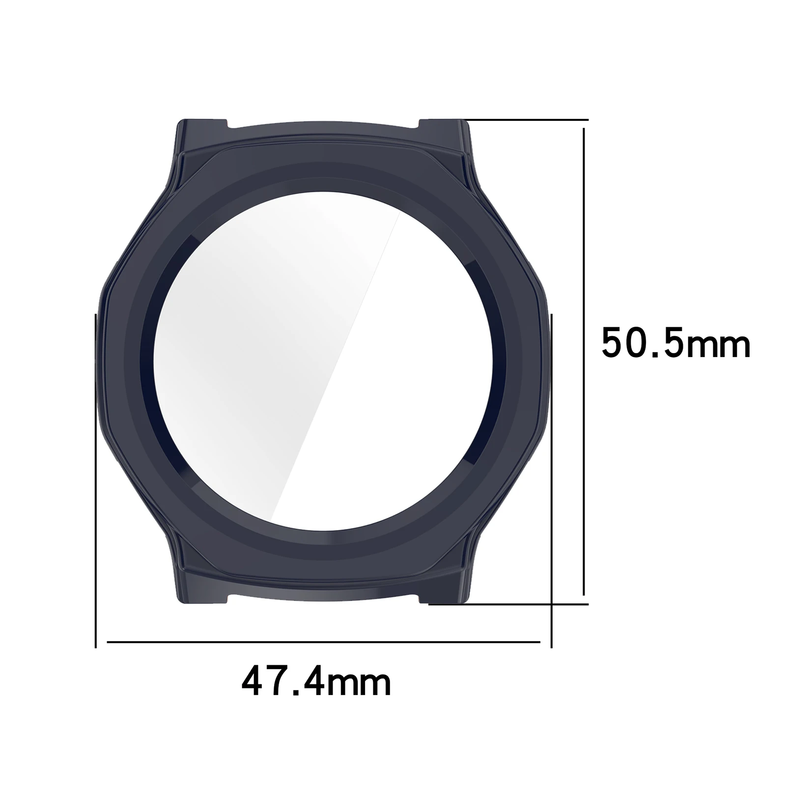 Protective Cover+Glass for Amazfit T-Rex 3 Pro 44MM Smart Watch Screen Protector Bumper for Amazfit T-Rex3 Pro 44MM PC Case view 6