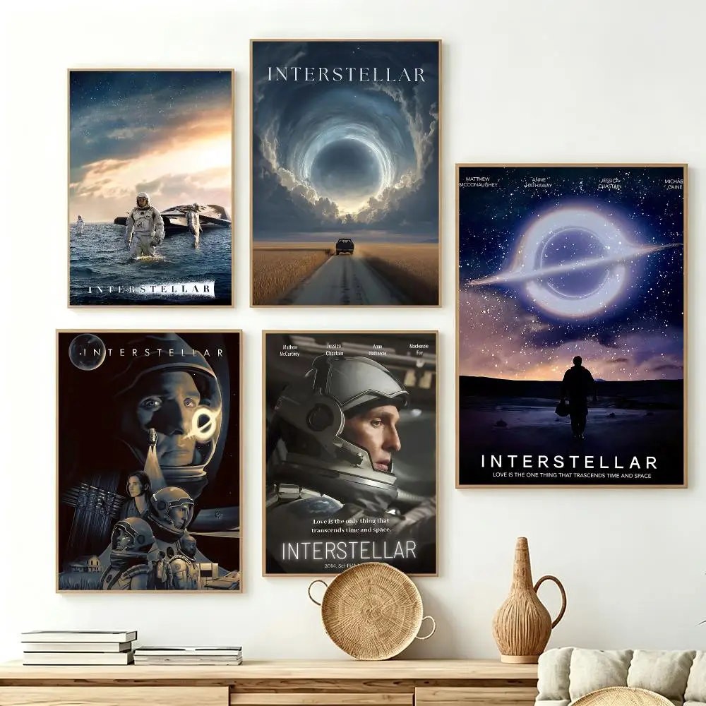 Movie Interstellar Poster Poster HD Printing frameless Fresh natural Style Wall Art Home Decor For Living Room Bedroom Gift