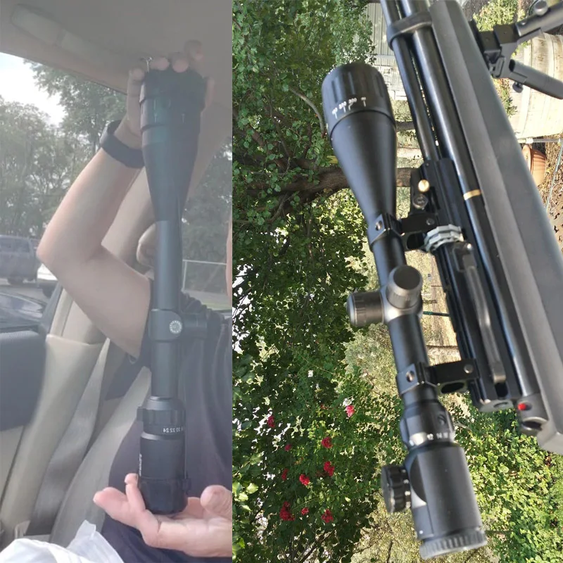 

CVLIFE Rifle Scope with 20mm Picatinny Rail Scope Rings 6-24x50 AO Hunting Riflescope Red and Green Illuminated 5 Brightness