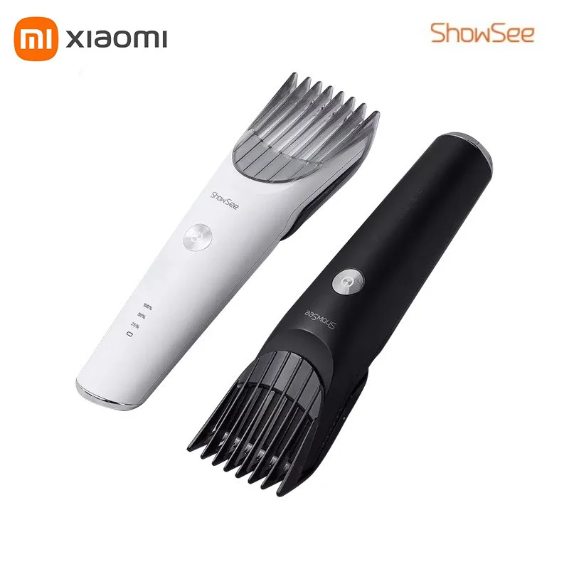 

Xiaomi Mijia Hair Cutting Machine Waterproof Showsee Electric Hair Clipper for Men Professional Hair Trimmer USB Rechargeable