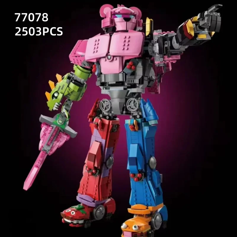 2503 قطعة MOC 77078 Mecha قائد الفريق اللبنات نموذج الزخرفية الطوب عيد الميلاد هدايا عيد الميلاد الأطفال ألعاب تعليمية