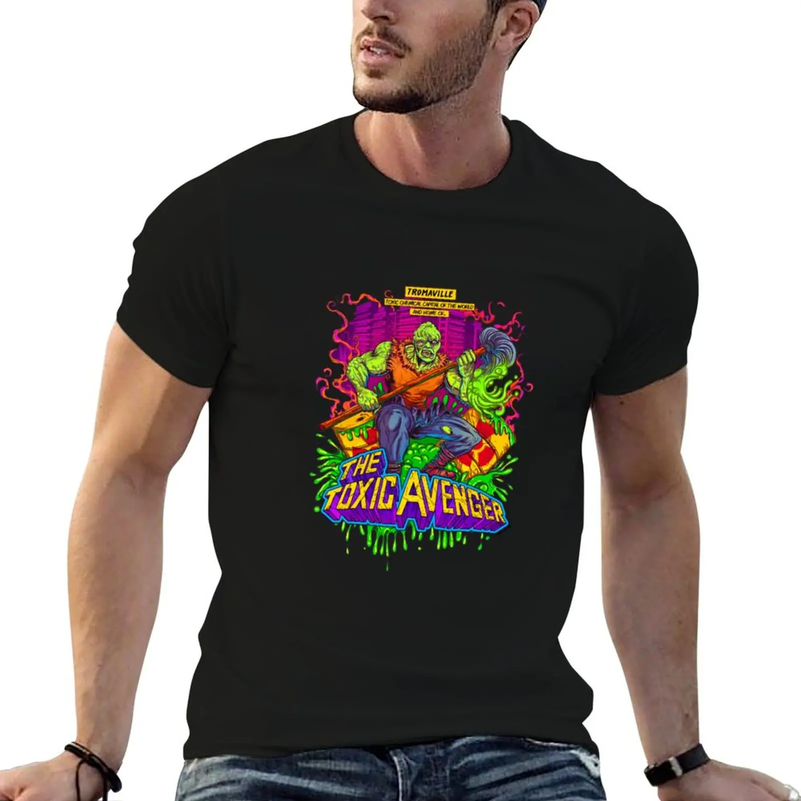 The Toic Avenger T-Shirt anime figures vintage anime shirt mens big and tall t shirts