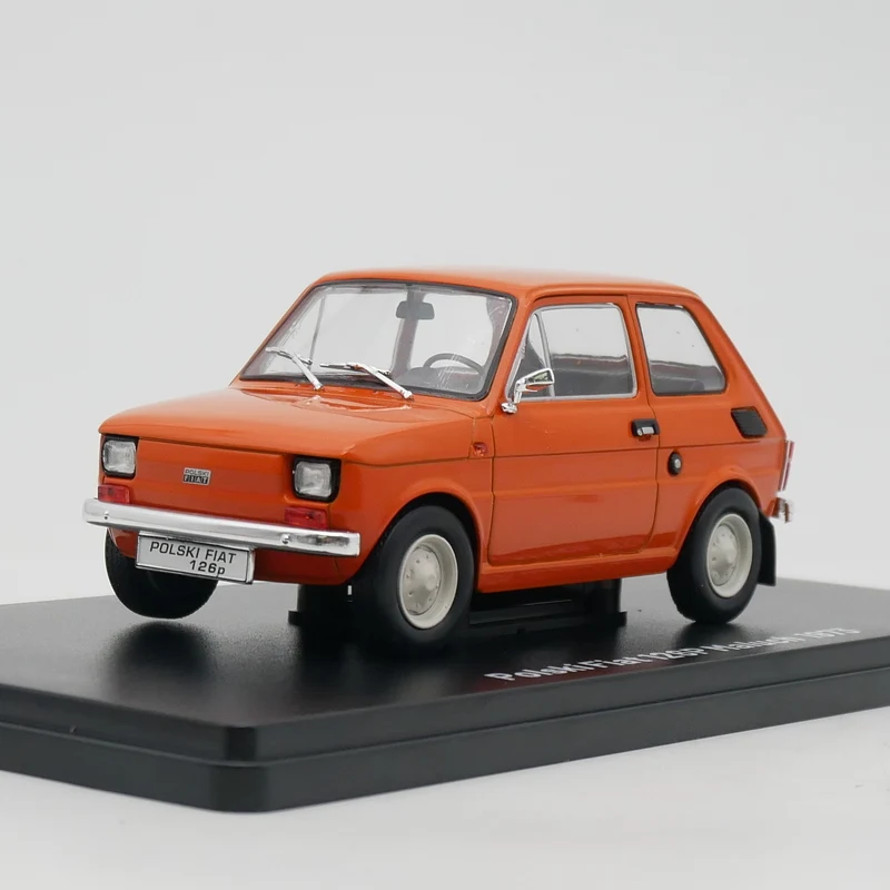 

IXO 1:24 Polski Fiat 126P Maluch 1973 литая модель автомобиля, металлическая Игрушечная машина