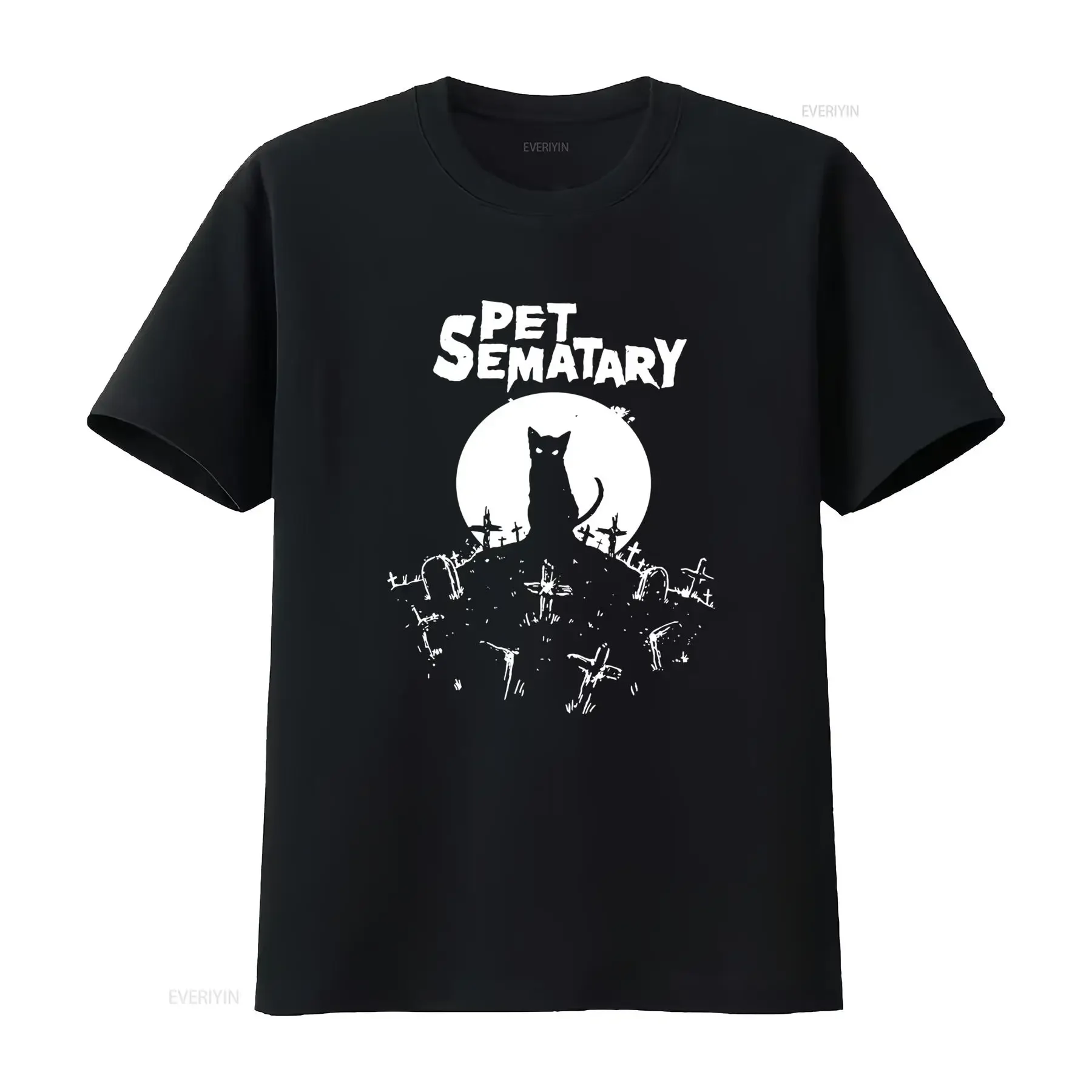 Pet Sematary Halloween T Shirt Girocollo casual tessuto leggermente elasticizzato vestibilità regolare stampa perfetta per uomo