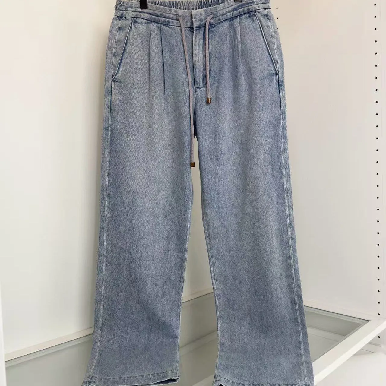 

BC Italian Simple Versatile Straight Wide Leg Pants