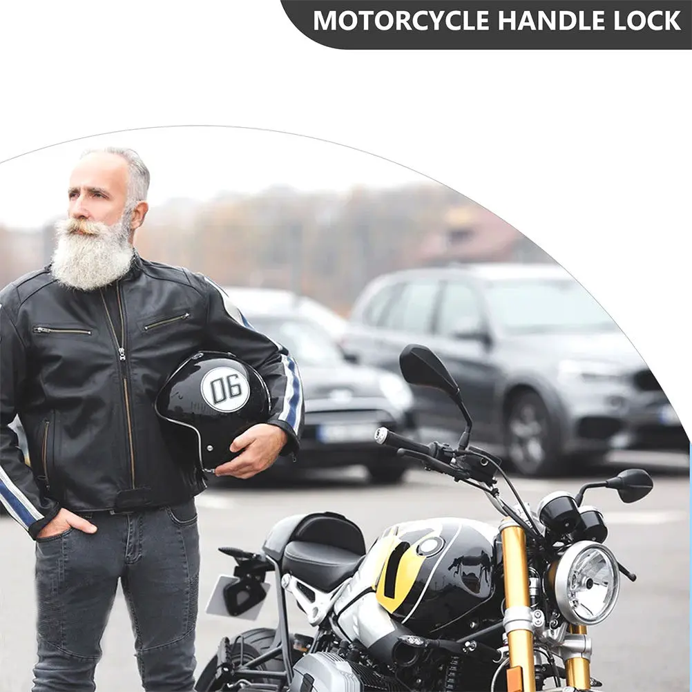 Aluminum Alloy Motorcycle Handlebar Throttle Lock with Brake Anti Theft Security Device for Motorcycles Electric