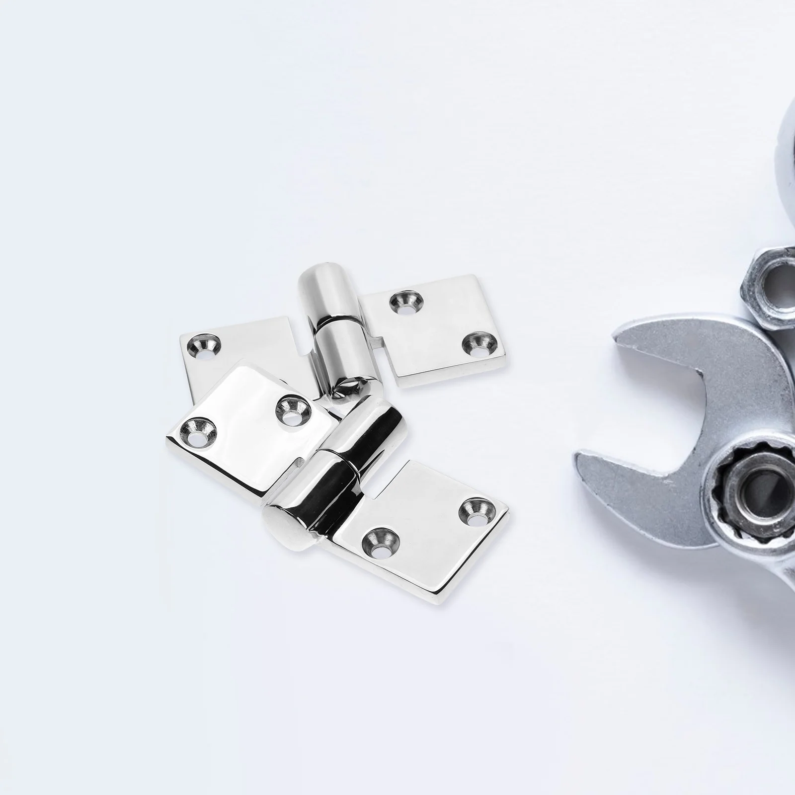 

2Pcs Split Hinge Stainless Steel Durable Thickened Construction for Residential Commercial Door Cabinet Heavy Duty Replacement