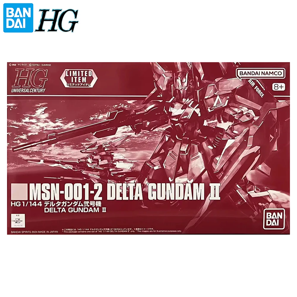 

In Stock Bandai Gundam HGUC Limited Item MSN-001-2 Delta Gundam II 1/144 Scale Assembling Action Figure Nice Model Gift Toys