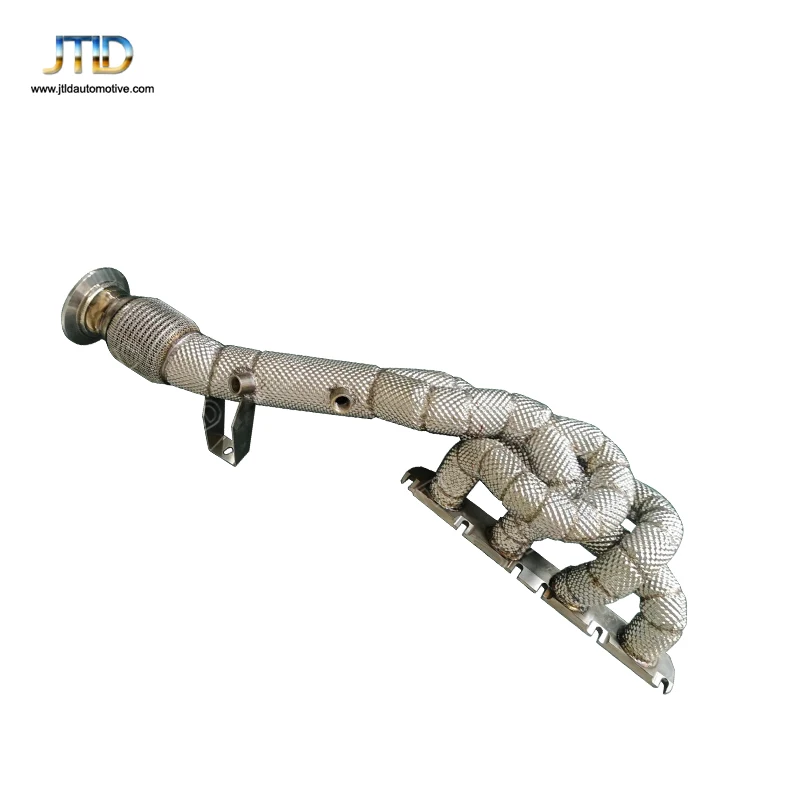 JTLD Exhaust header Mainfold FOR Audi R8 V8 With Heat Shield