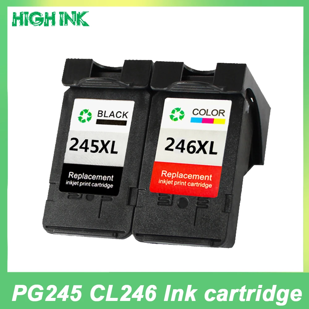 PG245 CL246 Ink Cartridges replacement for Canon PG245XL 245XL CL 246XL for Pixma iP2820 MX492 MG2924 MX492 MG2520 printer