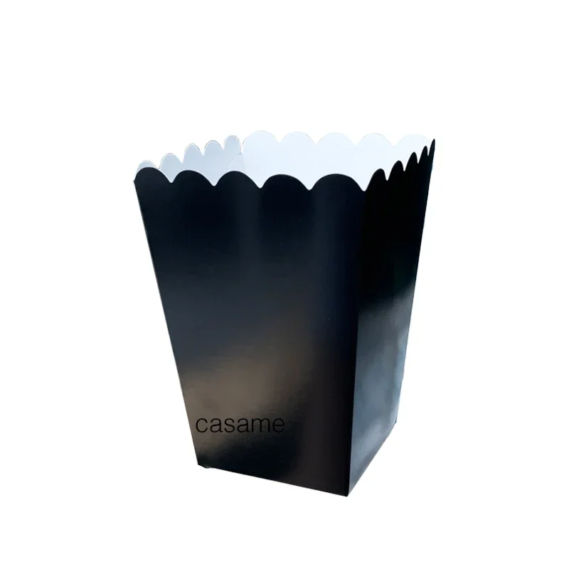 12 قطعة من صناديق الفشار الورقية لحفلات الزفاف وأعياد الميلاد والاحتفالات - ديكور أنيق ومتين