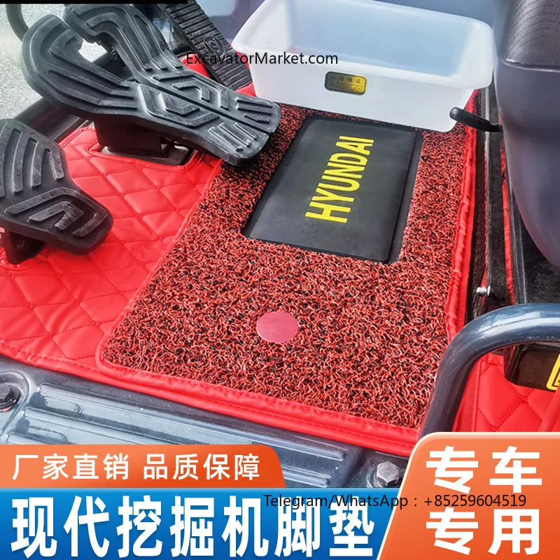 For Hyundai All Series Carpet R60/75/80/110/130/150/205/215/225/305/385 W Vs -7 -9 Cab Floor Mat