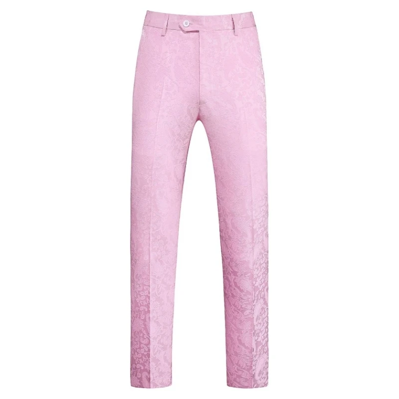 NONE Herren Smokinghose mit Blumen-Jacquard 3