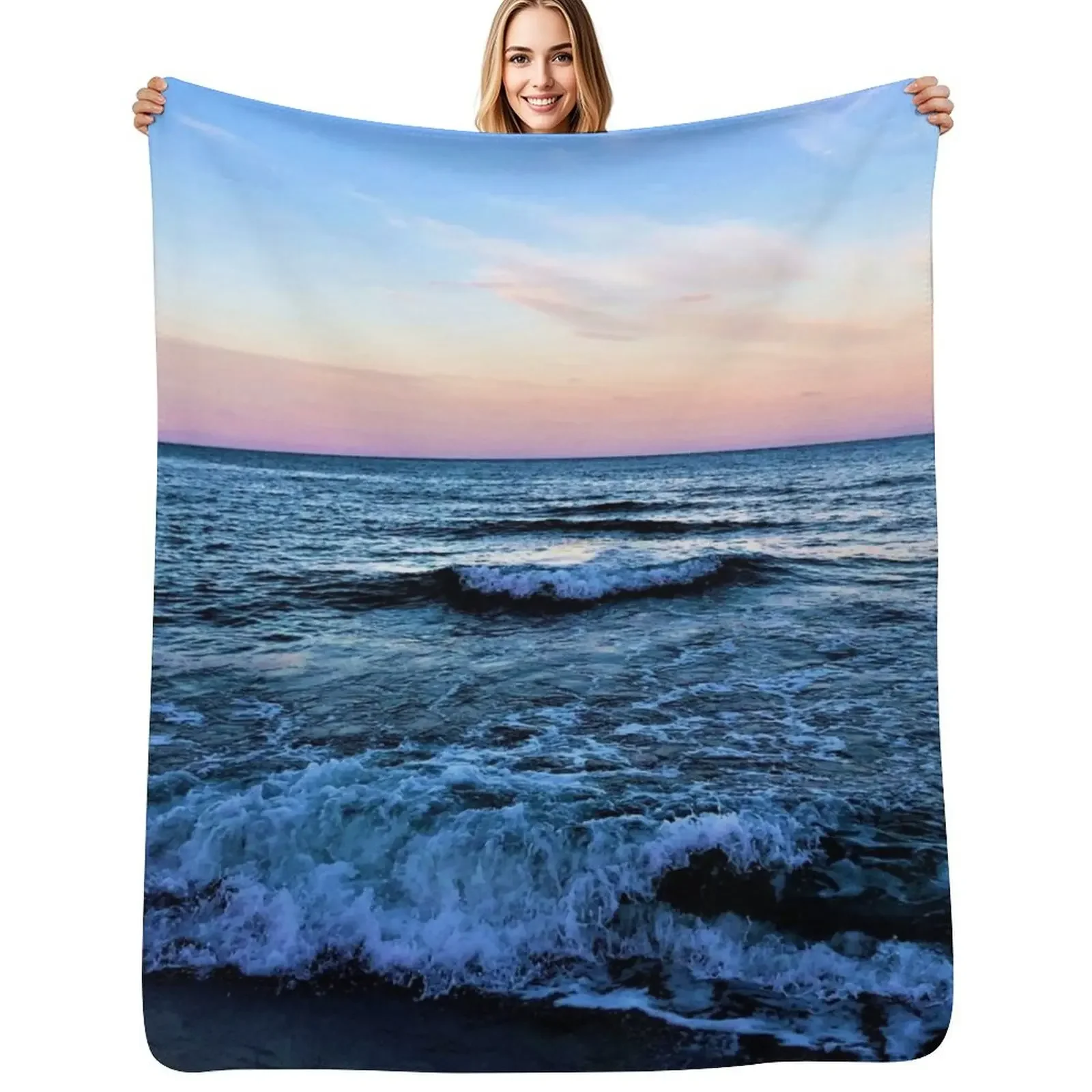 

Sardinia Sunset Sea Throw Blanket Sofa Blankets For Bed Furry Baby Blanket