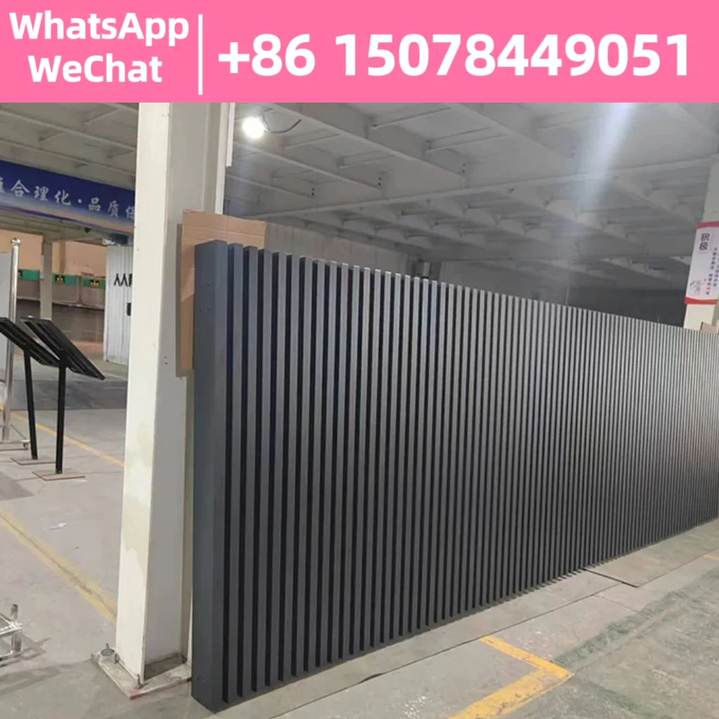 

Metal New design customized aluminum outdoor slat slider door