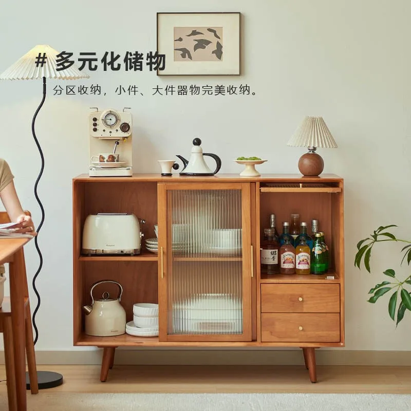 

Solid wood sideboard, modern minimalist cabinet, storage cabinet, living room sideboard