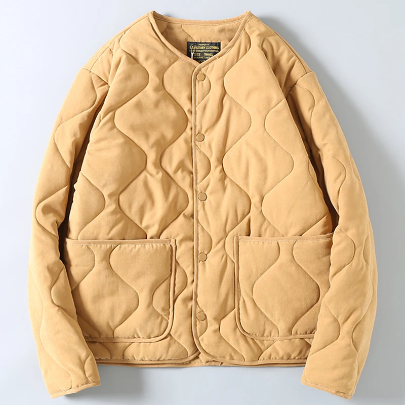 

Двусторонняя утепленная хлопковая куртка из вельвета свободного кроя для пар, осенне-зимняя повседневная теплая верхняя одежда