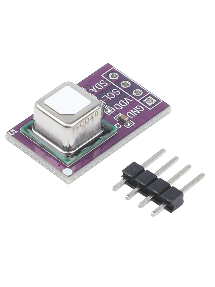 

SCD40 SCD41 Gas Sensor Module Detects-CO2 Carbon Dioxide Temperature And Humidity In 1 Sensor I2C Communication