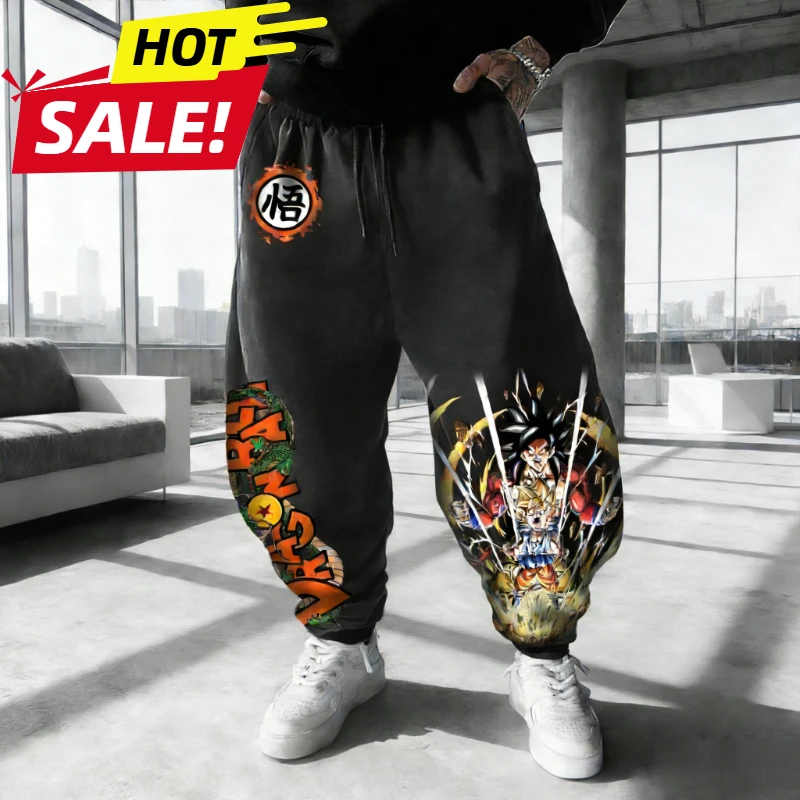 

Son Goku Super Saiyan Anime Dragon Ball Harajuku Men Winter Sports Pants Streetwear Women Casual Leggings Sweatpants Unisex Bot
