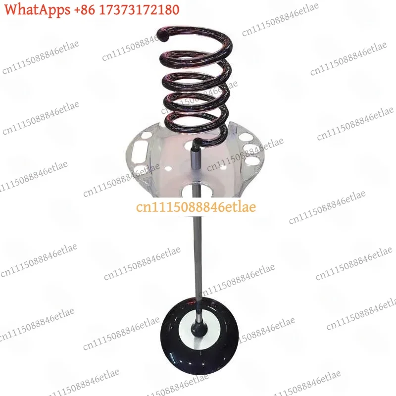 Crystal Ring Hair Dryer Stand Vertical Marble Stainless Steel Holder for Salon Hotel Home Bathroom Organizer Rack