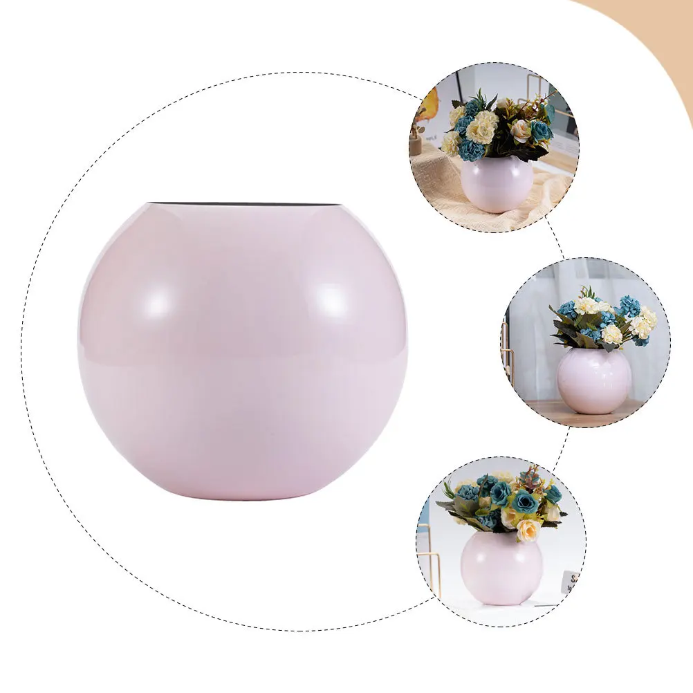 

Stainless Steel Flower Vase Creative Metal Desktop Decor For Home Office Hotel Wedding Diy Arrangement Household Vase