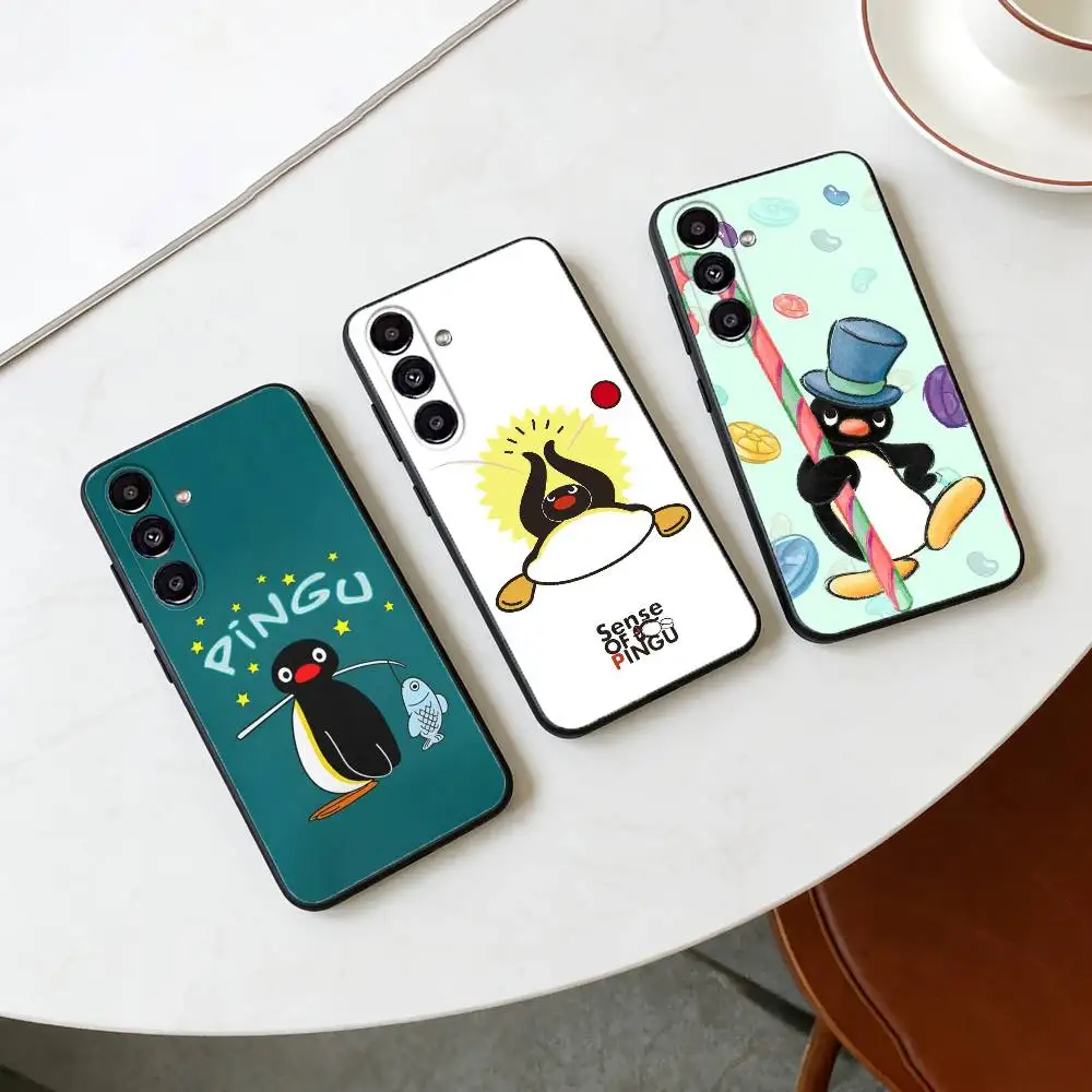 

Emoticons P-Pingu Penguin Phone Case For Samsung Galaxy A20,21s,22,31,32,52,53,72,73,80,91 Soft Black Shell