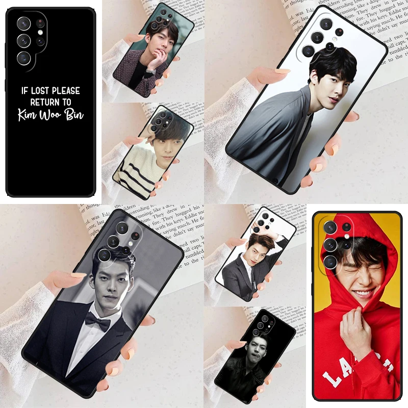 Kim Woo Bin Cell Phone Case for Samsung Galaxy S26 Ultra S25 S24 S23 S22 S21 S20 Note10 Cover