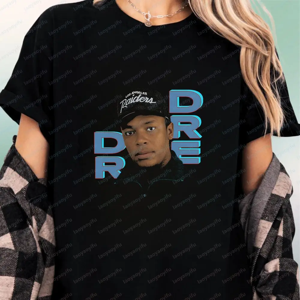 DR.DRE Summer Casual Neutral Trendy Multi-Purpose Short-Sleeved Men's and Women's Universal Round-neck T-Shirt