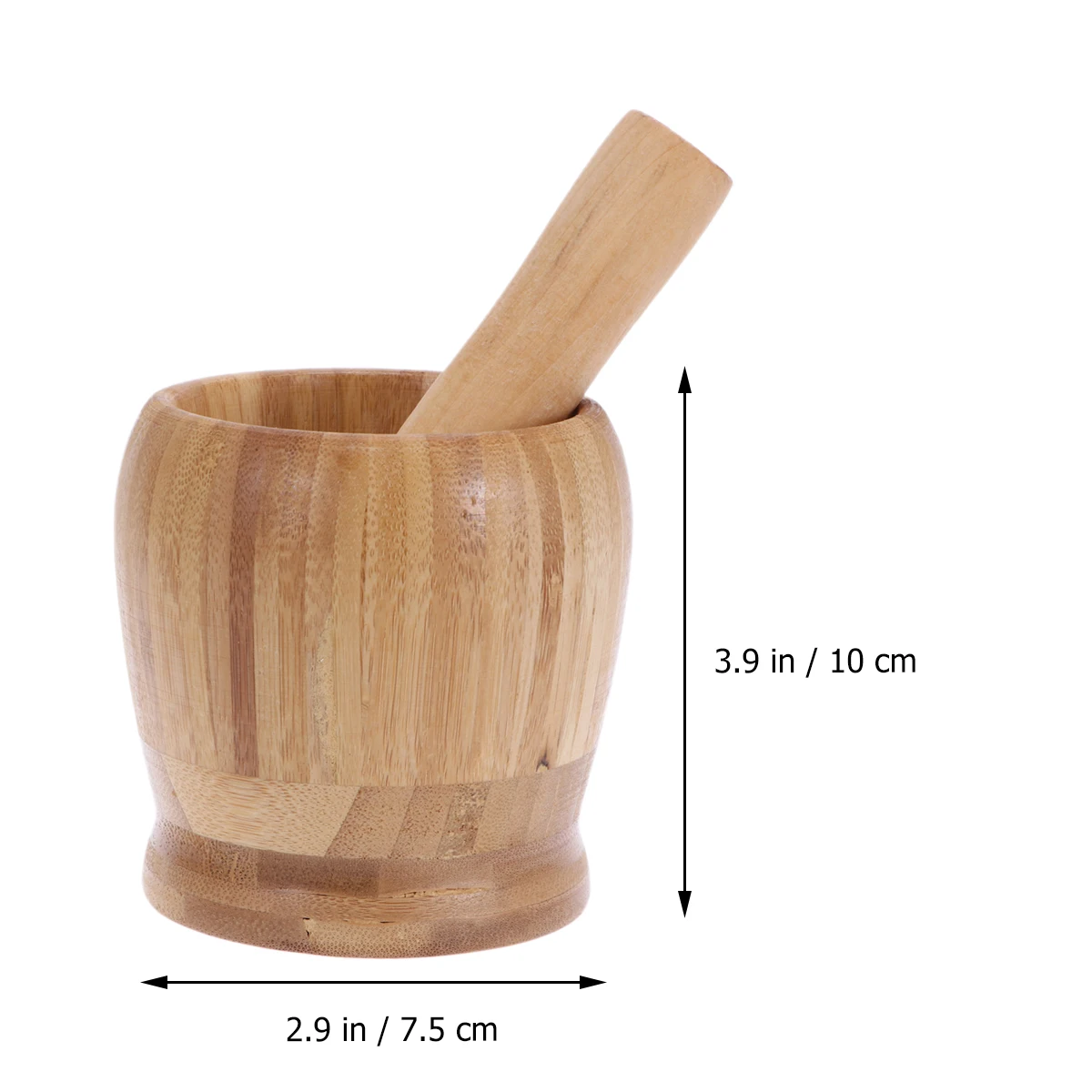 Bamboo Garlic Pounder Crushers for Kitchen Bowl Jar Cooking Tools Masher Gadgets Mashing
