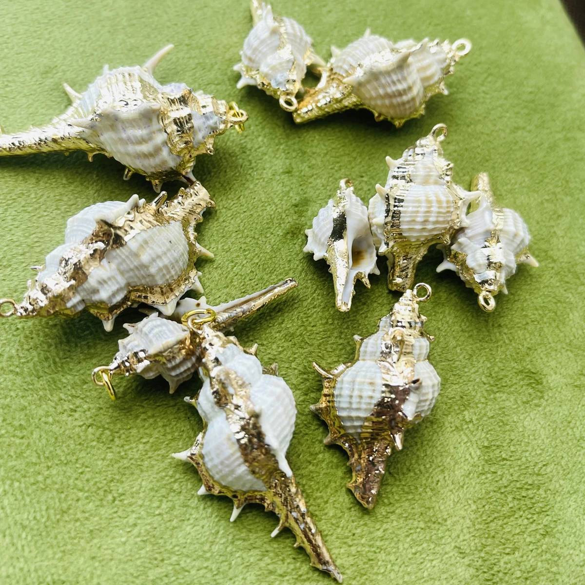 

Bestseller Natural Conch Pendant ,DIY keychain Bracelet Necklace Boho Beach Jewelry for Women, Summer Gift