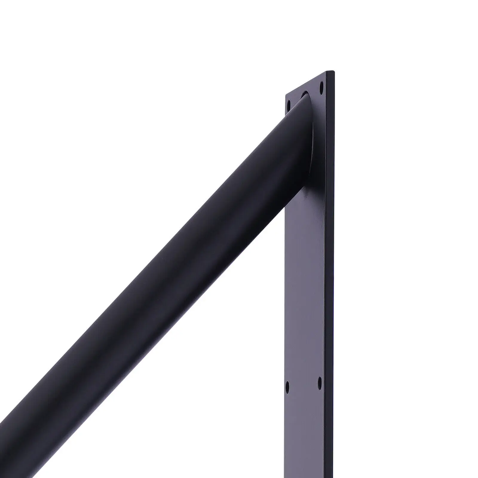 20" U-shaped Handrail Railing for Outdoor/Indoor Steps Wall-Mount Step Hand Rail