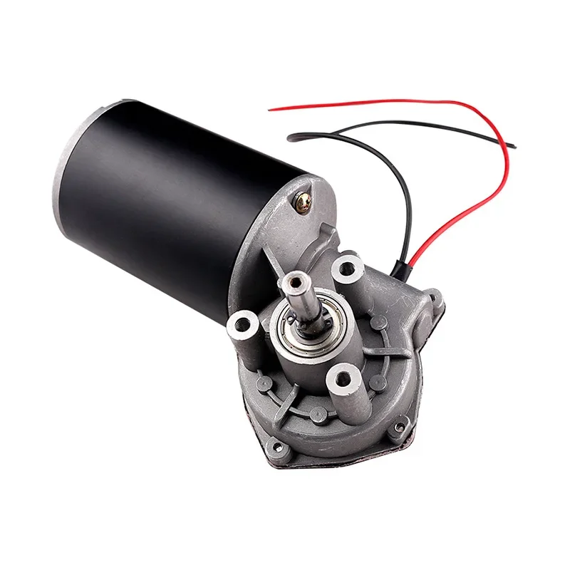 D63 Left Geared Motor: Gun Motor, Low Noise Motor, 24V Automatic Lifting Speed Regulating Turbine Motor