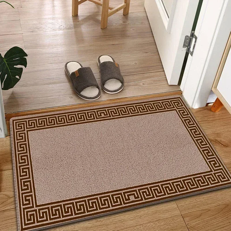 Indoor Non-slip Doormat Fashion Simple Small Large Washable Doormat Home Kitchen Bedroom Decorative Floor Mat Carpet