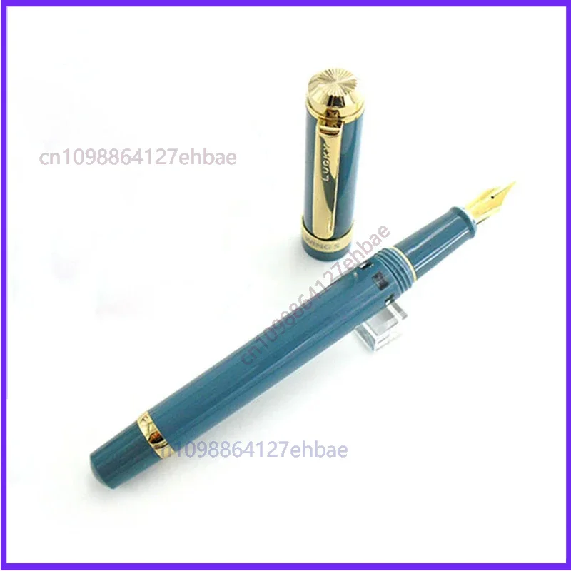 

Luxo Blue Navy White For Wingsung 698 Fountain Pen Piston Filling Ink Resin Writing Stationery Office Supplies