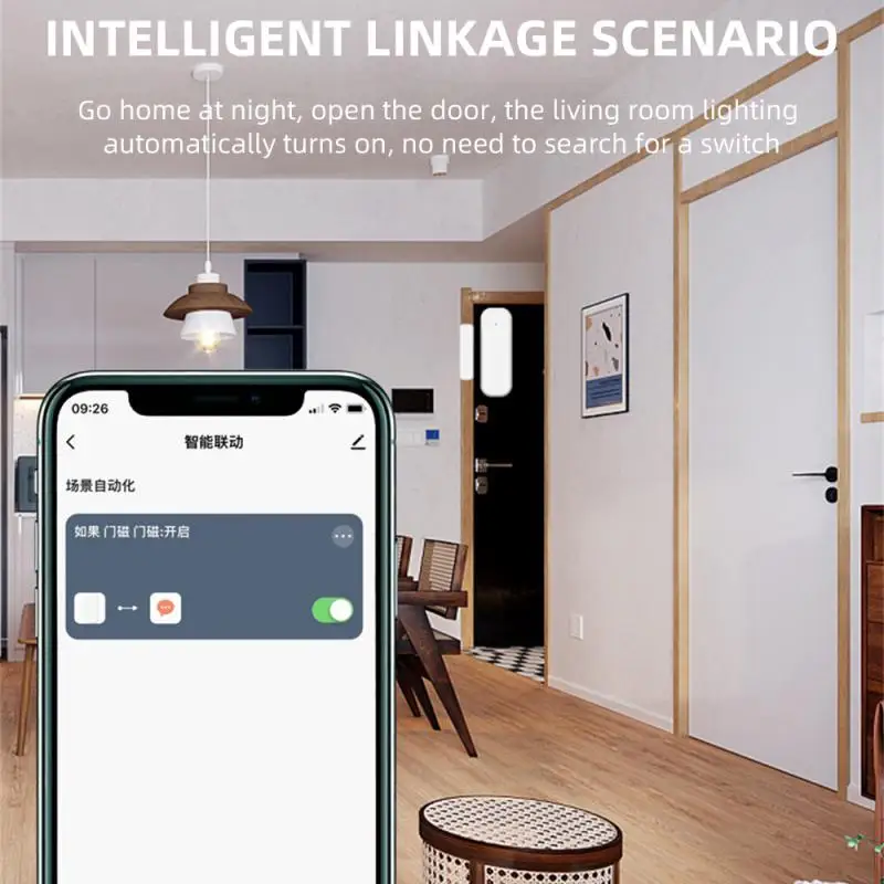 Tuya Smart Wifi Bluetooth Tür sensor Tür offen/geschlossen Detektoren App Benachricht igung Alarm Sicherheits alarm Alexa Google Home