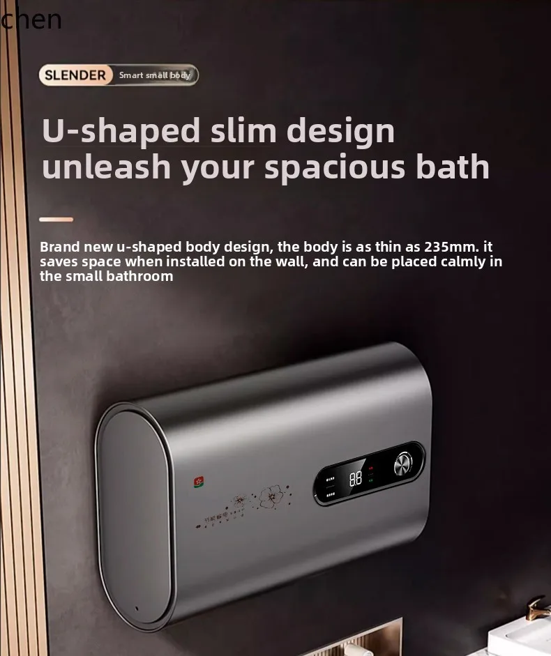 ZML scaldabagno domestico tipo di stoccaggio dell'acqua secchio piatto rotondo riscaldamento rapido ultrasottile piccolo efficienza energetica di prima classe