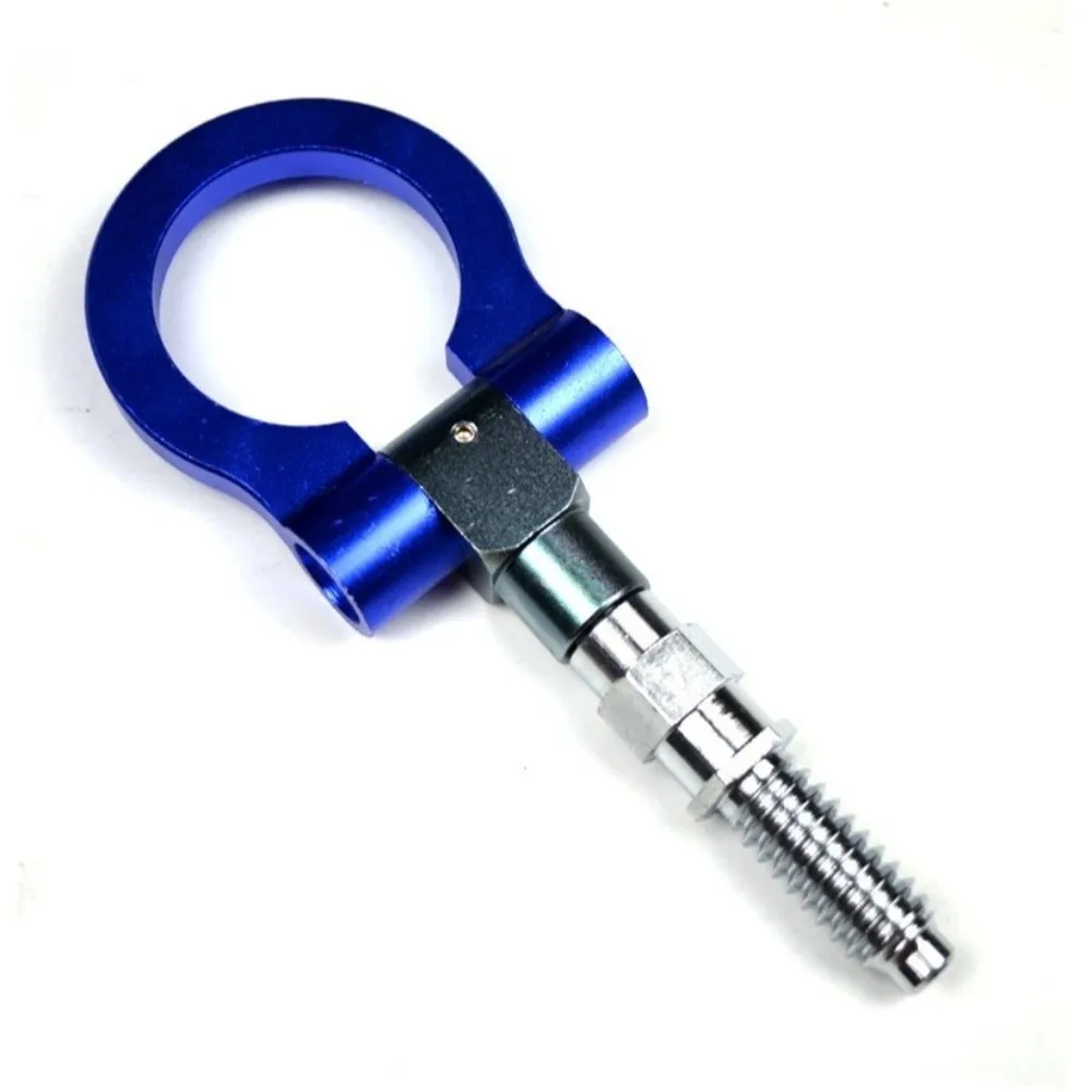 Universal Fit Racing Tow Hook Aluminum Material Front Rear Use Tow Bar Accessories Multiple Colors Tow Trailer Hooks