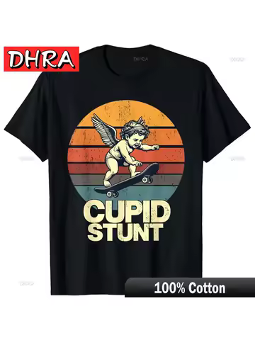 Men'S Cotton Cupid Stunt Funny Sarcastic Offensive Humor Embarrassing T-Shirt Unique Funny Tees Shirts for Summer T-Shirt Boys