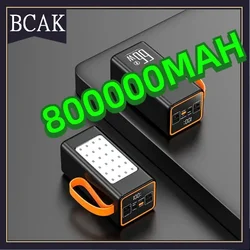 BCAK Style  500000mah 100000mah 200000mah 300000mah Upgraded Version Super power bank fast charge with LED Super Large Capacity