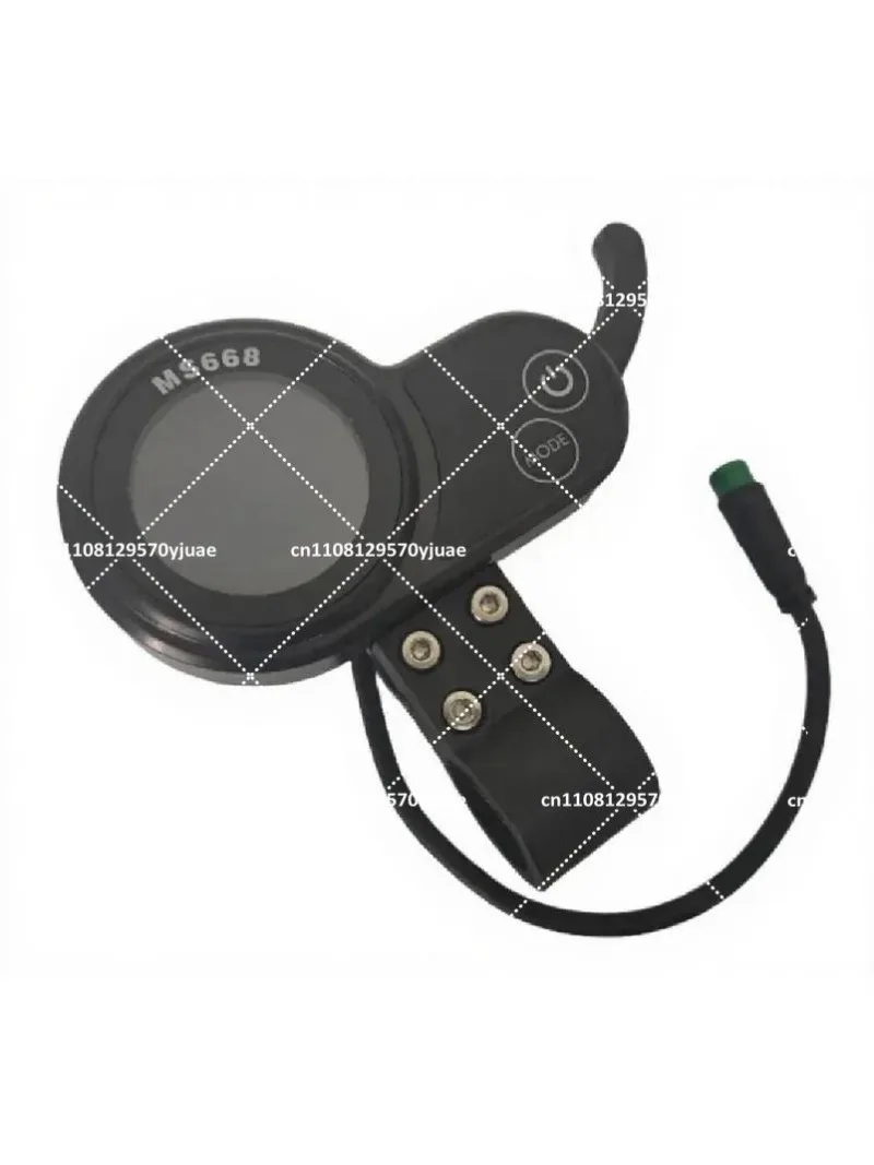 60V Electric Scooter Speedometer Display, 5-Pin LCD Finger Throttle, Two-in-One Accelerator Gauge