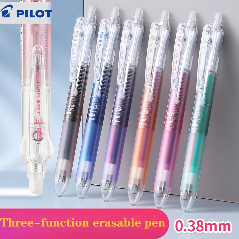 Japon Pilote Multifonction Frixion Effaçable melon al Stylo LKFB-60UF Trois-en-un Bâton Transparent 0.38mm À vaccage Rapide Staacquering