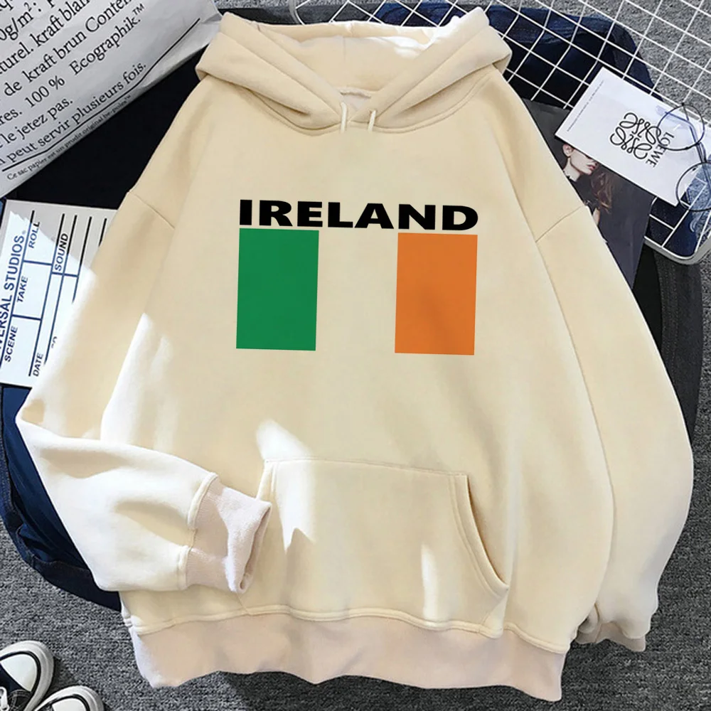 Ireland hoodies women aesthetic Winter  Kawaii gothic sweater tracksuit female Kawaii sweater