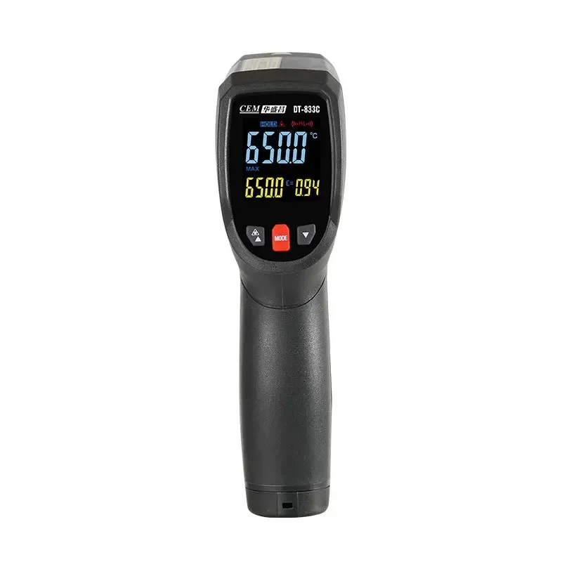 

DT-833C -50~650℃ Infrared Dual Laser Thermometer High Precision Handheld Non-contact Industrial Grade Thermometer