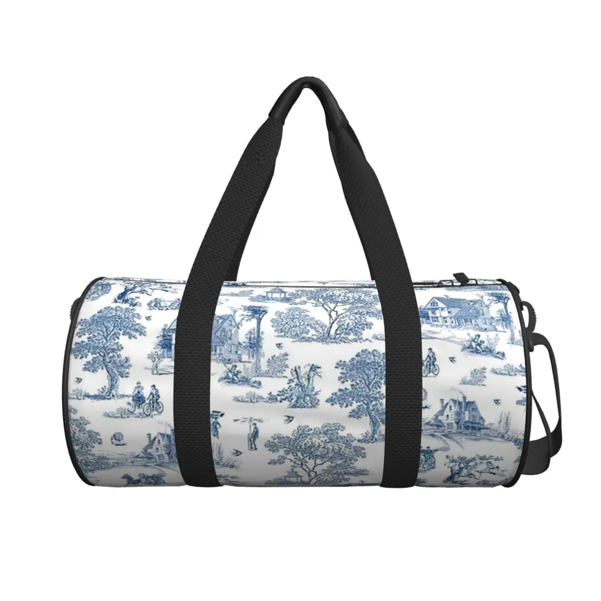 

Большая спортивная сумка Toile De Jouy с французским мотивом, многофункциональная дорожная сумка Duffle, сумки для фитнеса