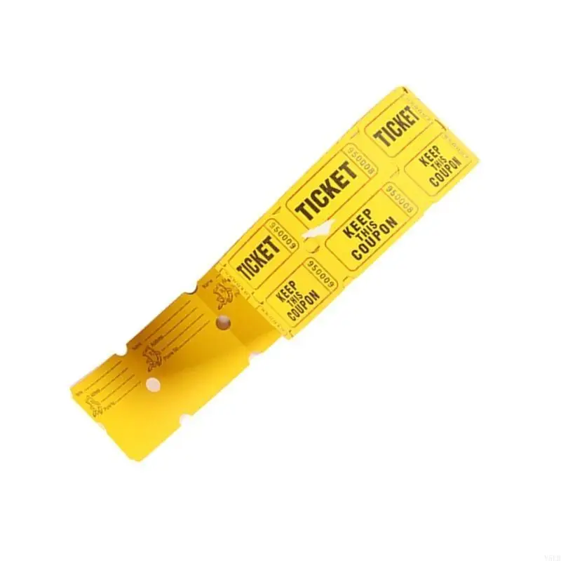 Y5LB 1 Roll 1000 Count Numbered Raffle Tickets Single Ticket Roll for Party Event view 2
