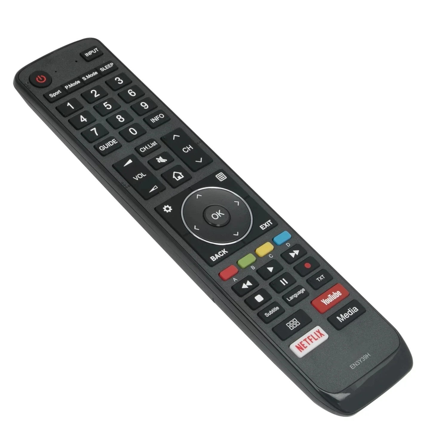 Smart Remote Control Fit for Hisense EN3Y39H H50U7A H55U7A H65U7A H43A6500 H50A6500 H55A6500 H65A6500 LCD TV