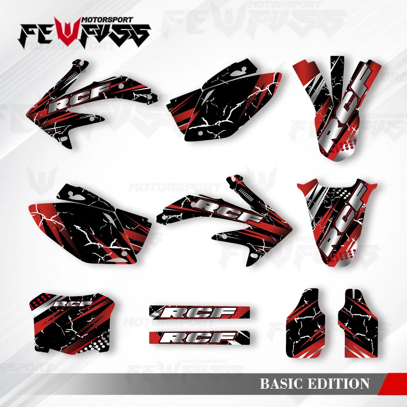 

Fewfuss Graphics For Honda 2005 2006 2007 2008 CRF450 Decals Stickers Motorcycle Background Custom
