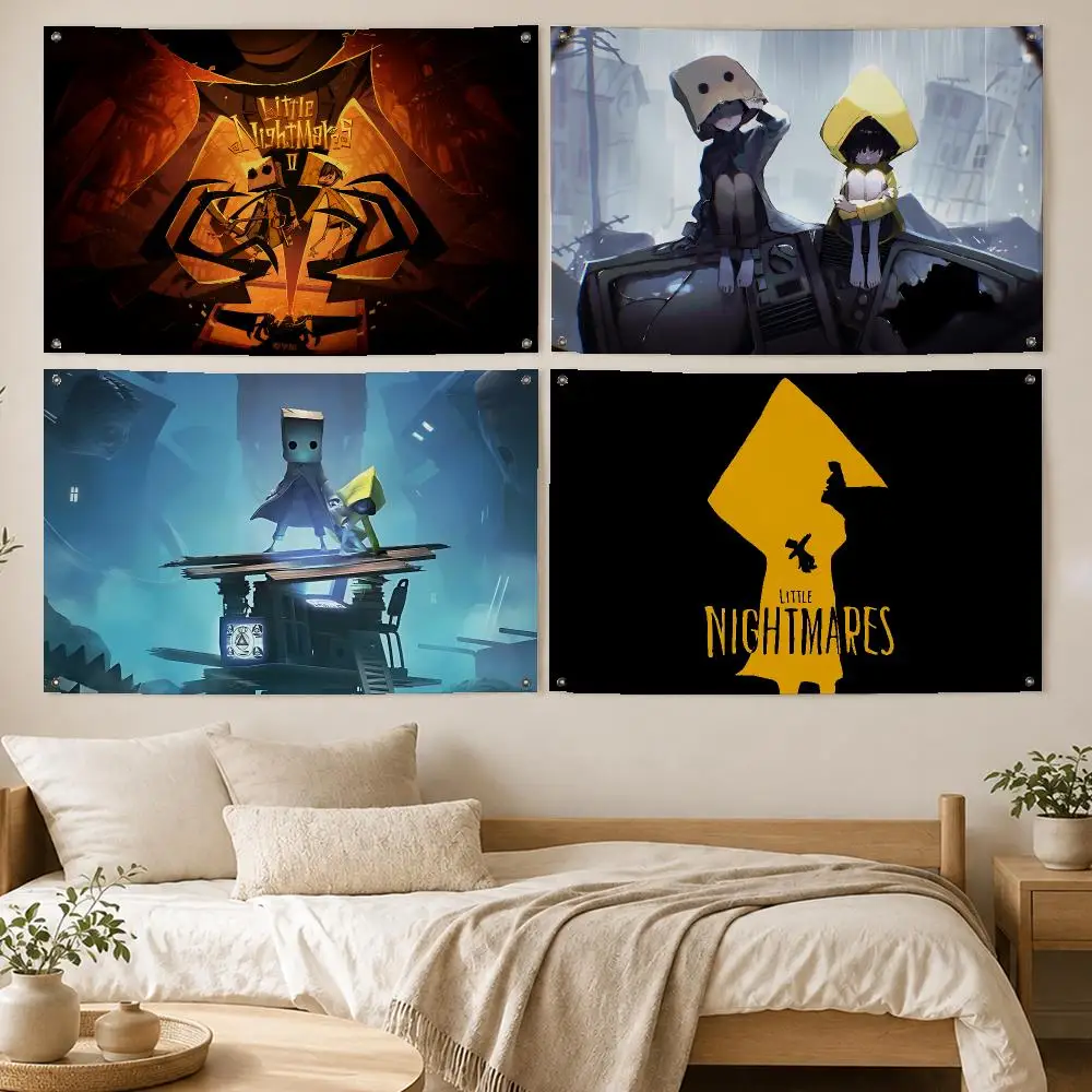 Drapeaux Little Nightmares Pro Game, décoration murale pour chambre, maison, extérieur, concert, fond imprimé, art mural